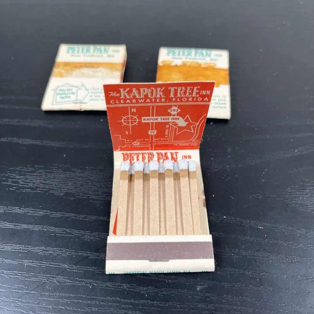 The‎ Kapok Tree Inn Matchbook with flaws